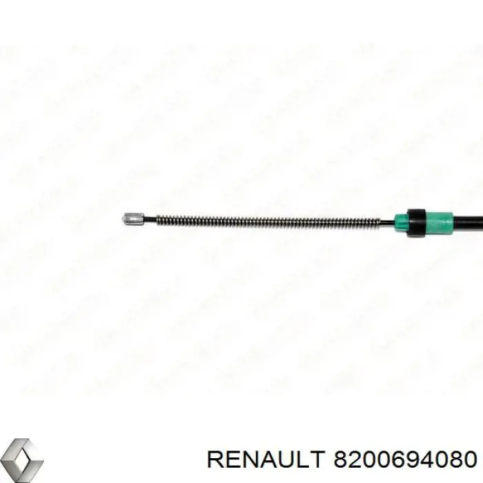 Купити 8200694080 Renault (RVI) Трос ручного гальма задній, лівий