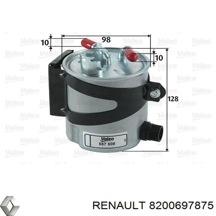 8200697875 Renault (RVI) Фільтр палива