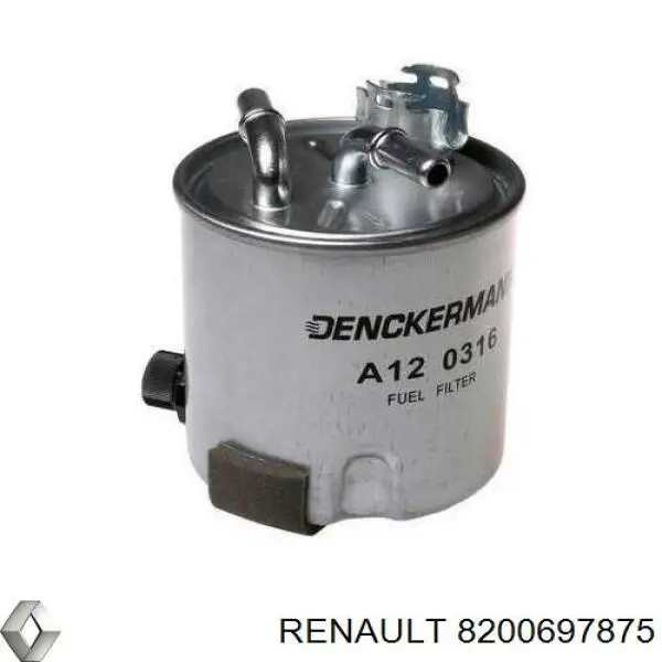 Фільтр тонкого очищення палива Renault (RVI) 8200697875 ціна, від 30.37 USD