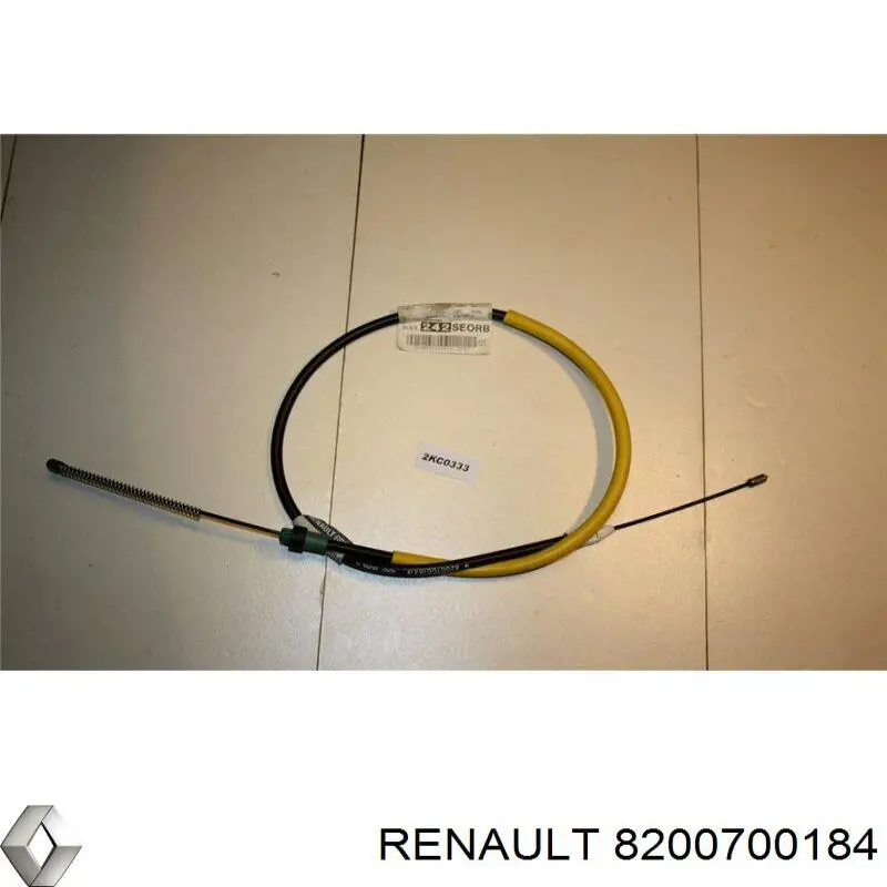 Купити 8200700184 Renault (RVI) Трос ручного гальма задній, правий