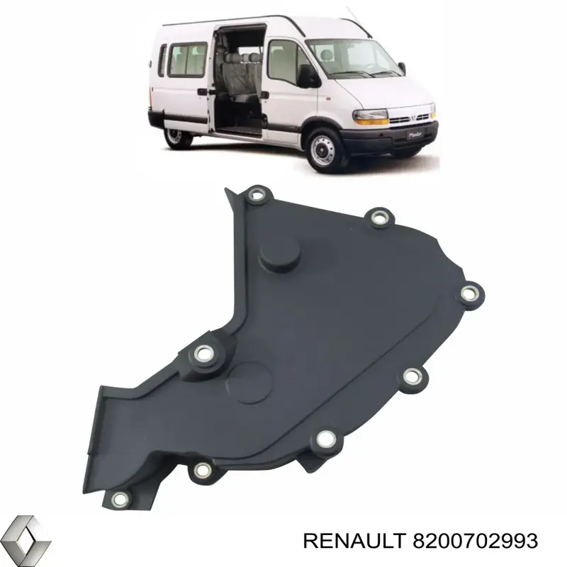 Кожух/кришка/захист ременя ГРМ 8200702993 Renault (RVI)