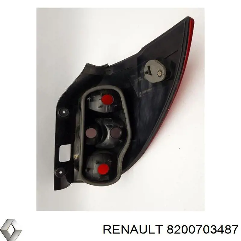 Ліхтар задній лівий Renault (RVI) 8200703487 ціна, від 44.22 USD