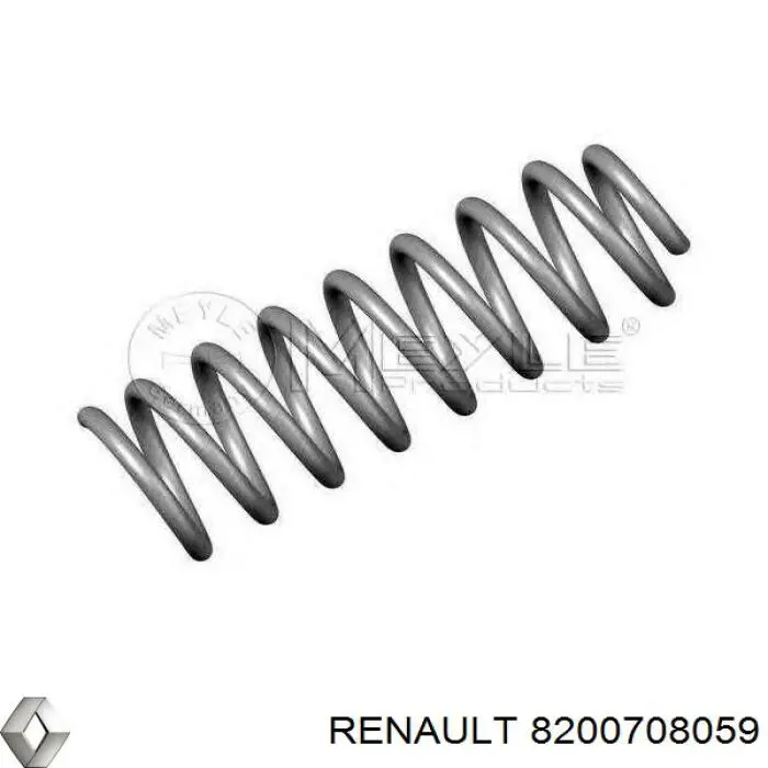 Купити 8200708059 Renault (RVI) Гвинтова пружина підвіска