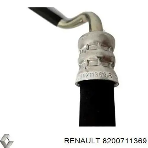 Шланг ГПК, високого тиску гідропідсилювача керма (рейки) Renault Clio 2 (B, C, B01) (Рено Кліо)