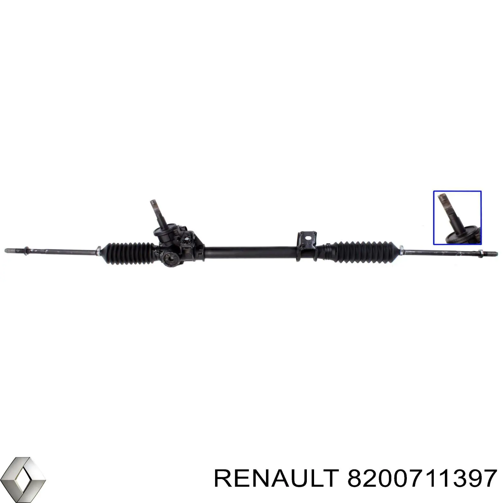 8200711397 Renault (RVI) рейка рульова