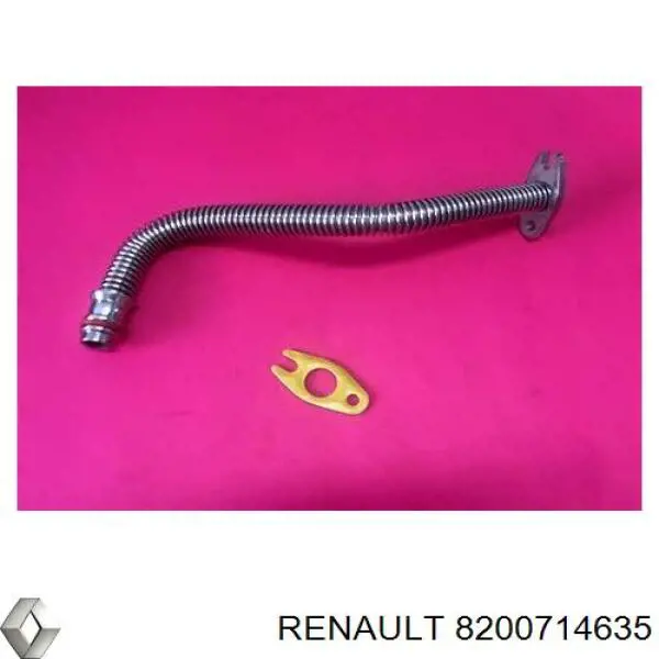 Купити 8200714635 Renault (RVI) Трубка/шланг відводу масла від турбіни