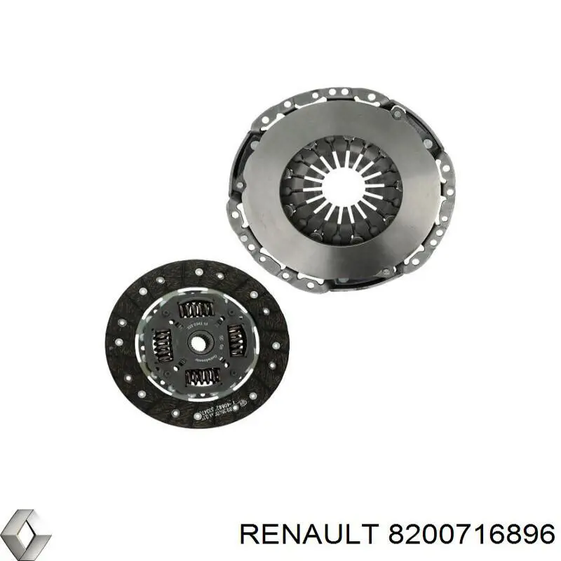 Купити 8200716896 Renault (RVI) Комплект зчеплення (диск, корзина, підшипник)