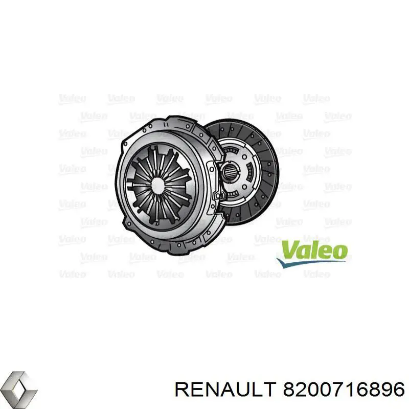 8200716896 Renault (RVI) Зчеплення в зборі