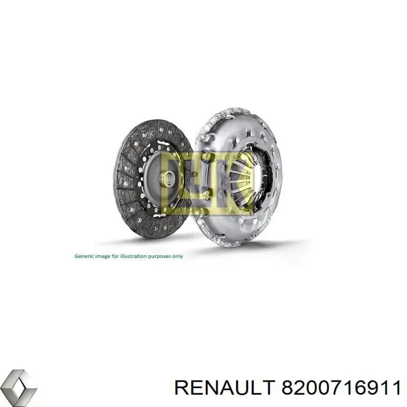 Диск зчеплення 8200716911 Renault (RVI)