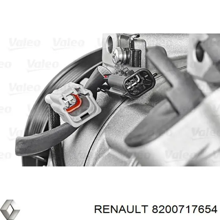 Компресор кондиціонера 8200717654 Renault (RVI)