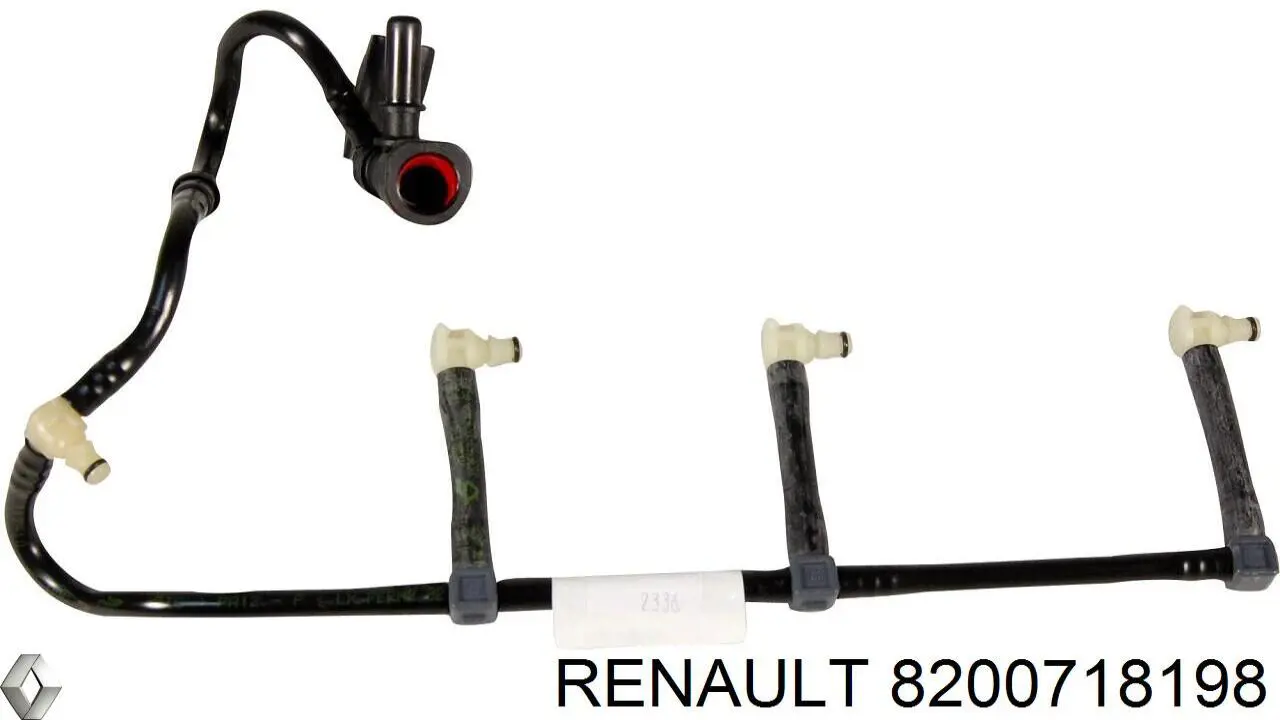 Трубка паливна, зворотня від форсунок Renault (RVI) 8200718198 ціна, від 41.02 USD