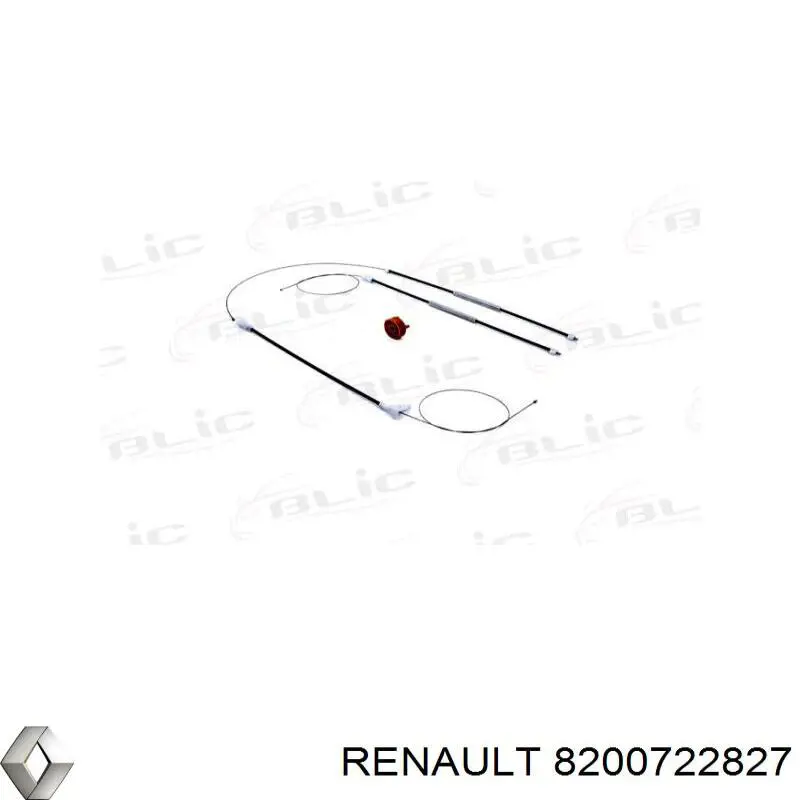 8200722827 Renault (RVI) механізм склопідіймача двері передньої, лівої