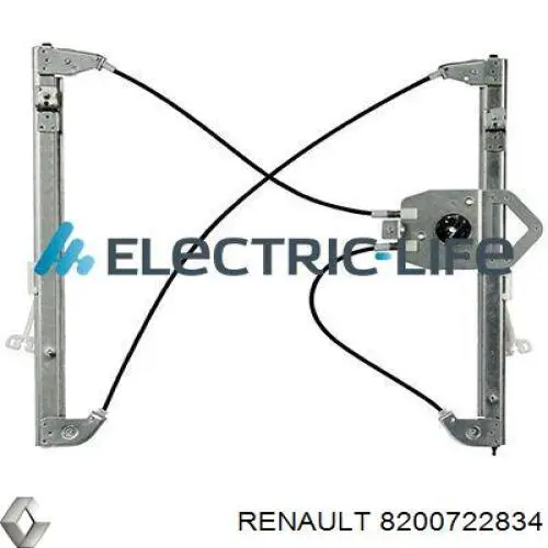 Механізм склопідіймача дверей передніх, правих Renault (RVI) 8200722834 ціна, від 33.85 USD