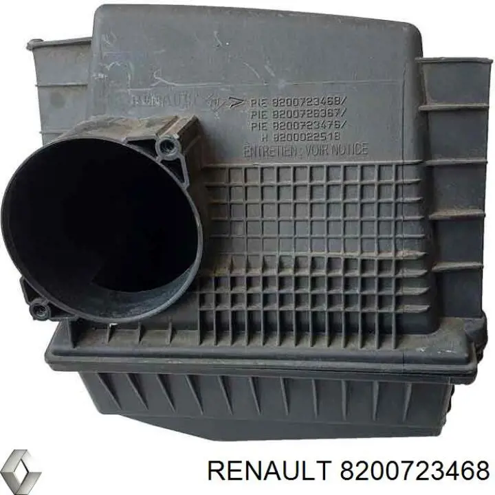 Корпус повітряного фільтра Renault (RVI) 8200723468 ціна, від 25.34 USD