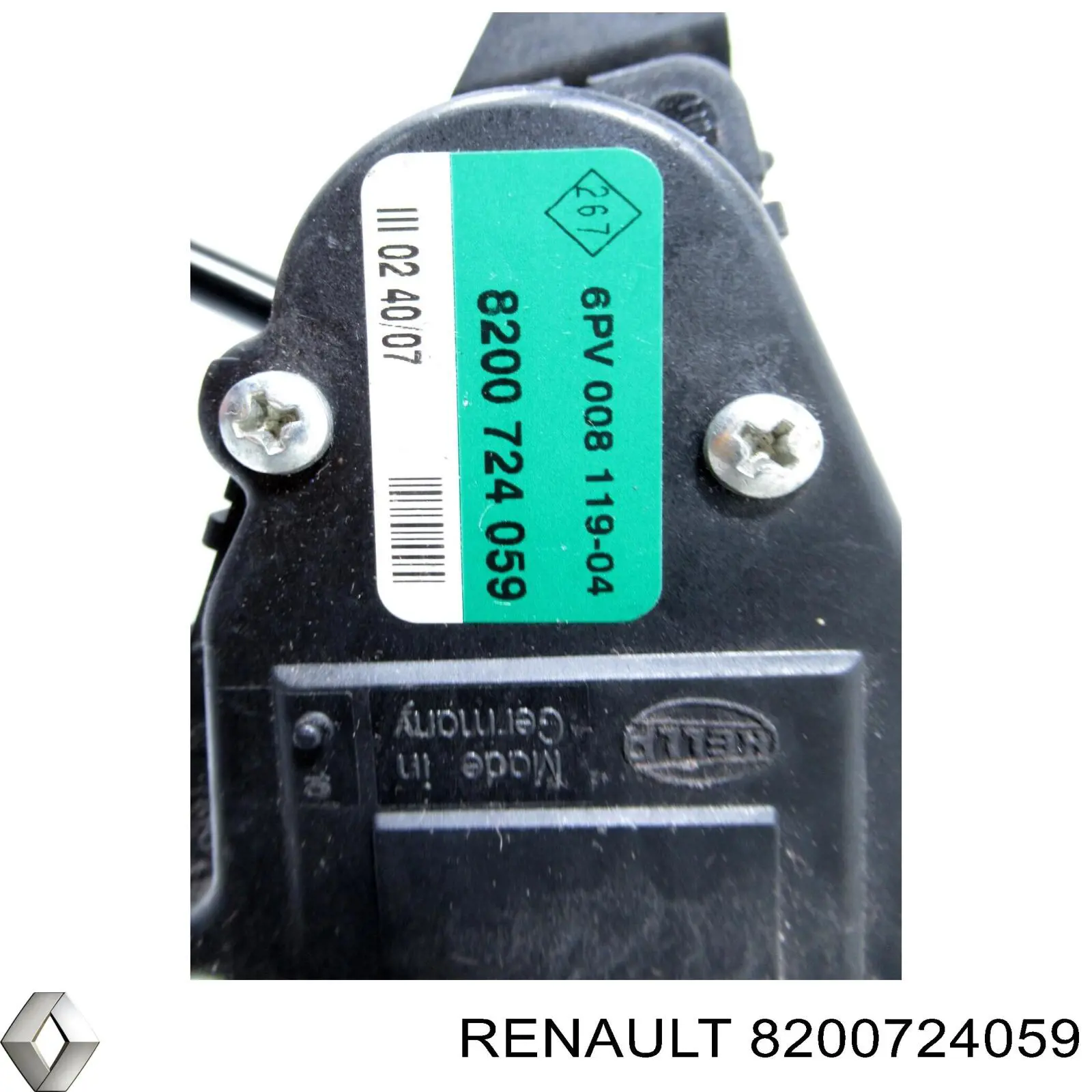 Підаль газу Renault (RVI) 8200724059 ціна, від 25.65 USD
