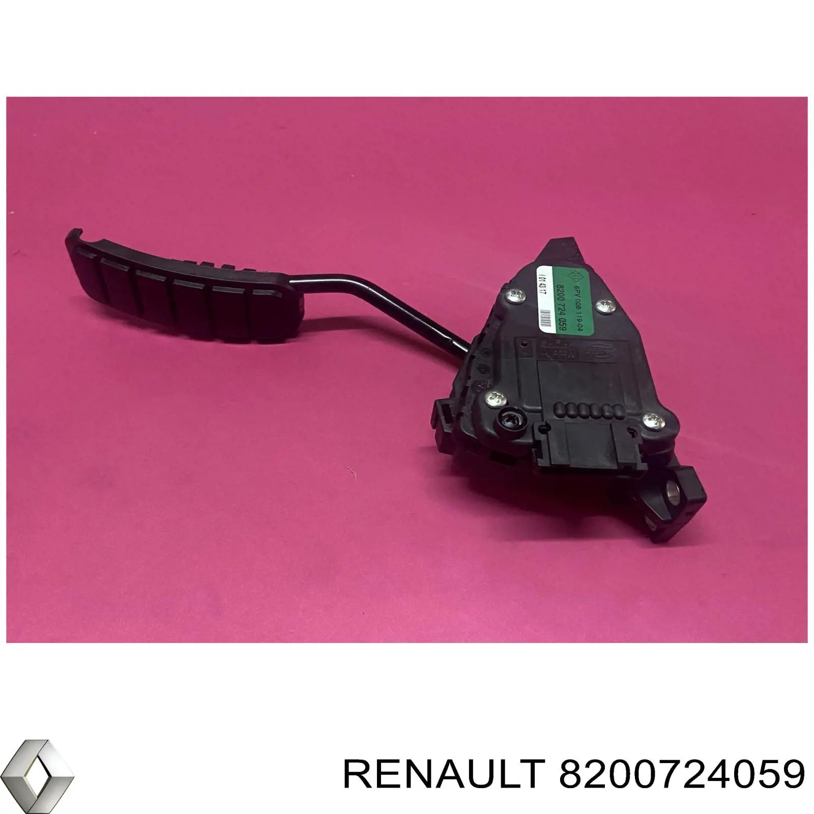 Педаль газу 8200724059 Renault (RVI)