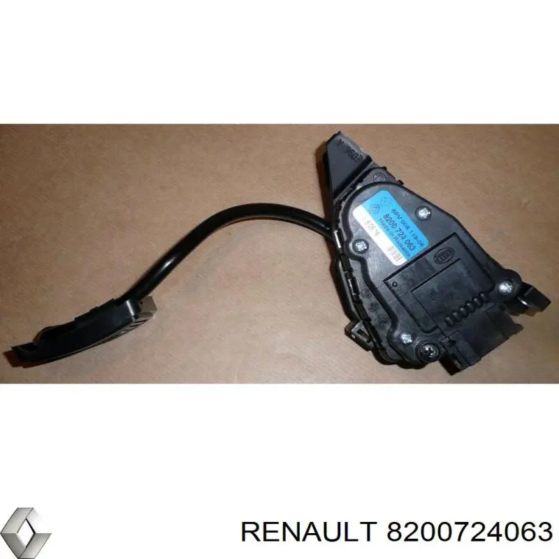 8200724063 Renault (RVI) Педаль газу (акселератора)