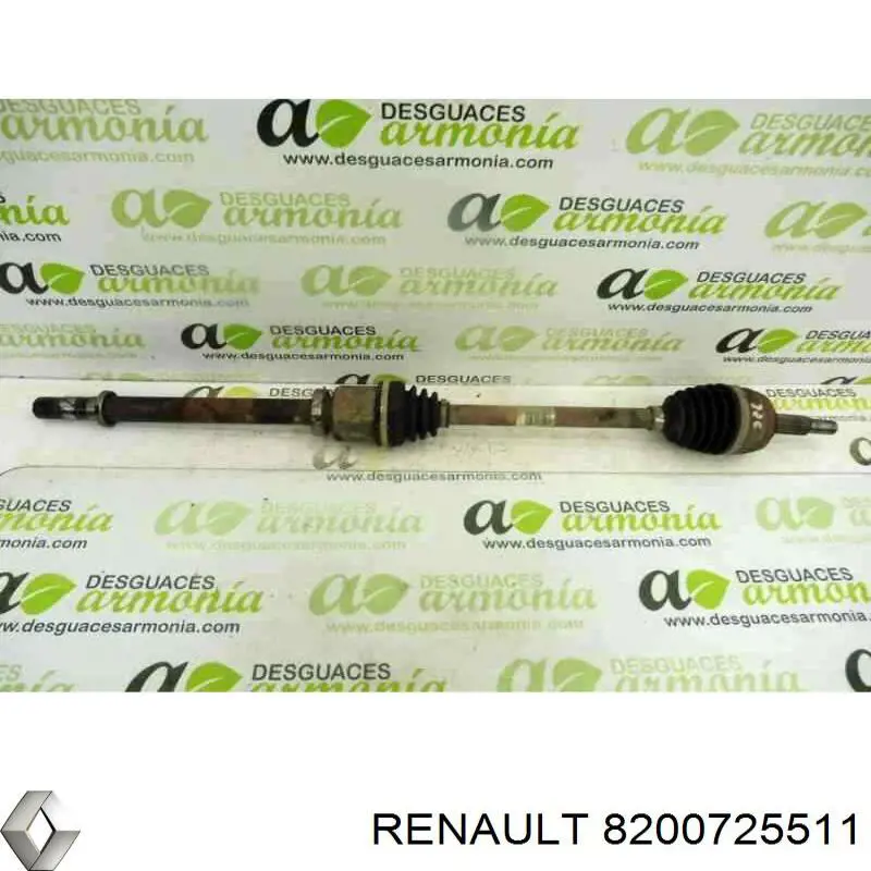 Піввісь передня, права Renault (RVI) 8200725511 ціна, від 95.83 USD