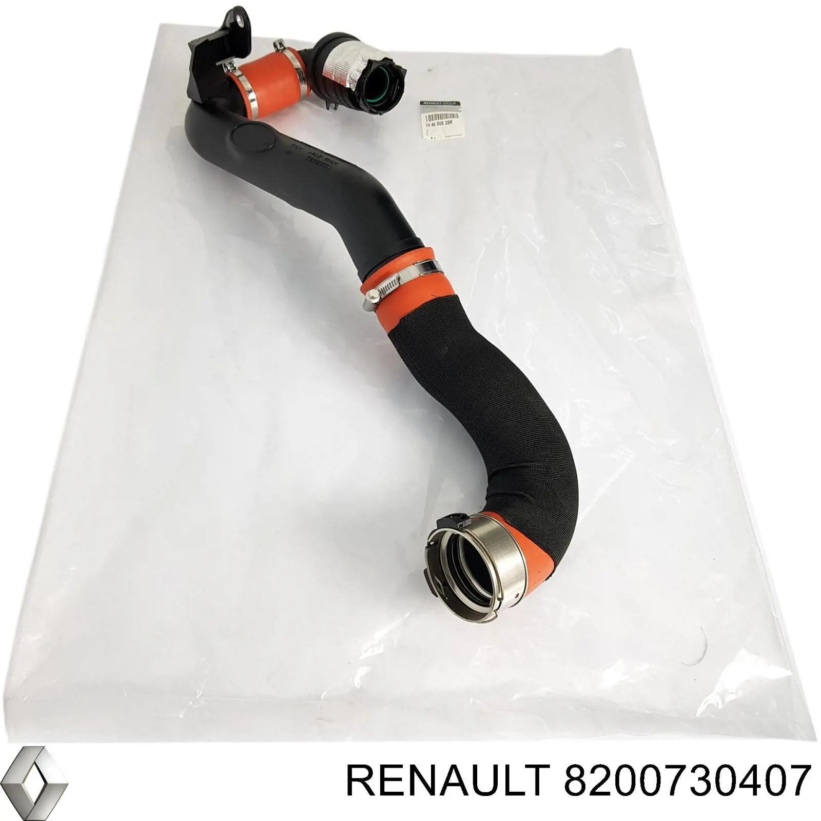 Шланг/патрубок интеркуллера Renault (RVI) 8200730407 ціна, від 153.21 USD