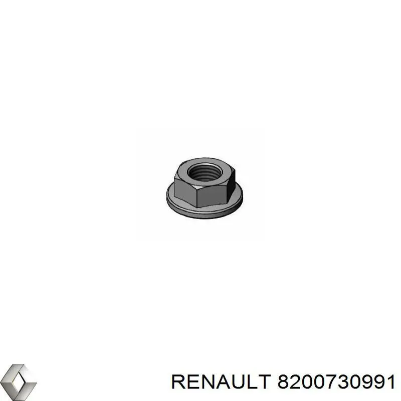 Гайка випускного колектора Renault (RVI) 8200730991 ціна, від 2.46 USD