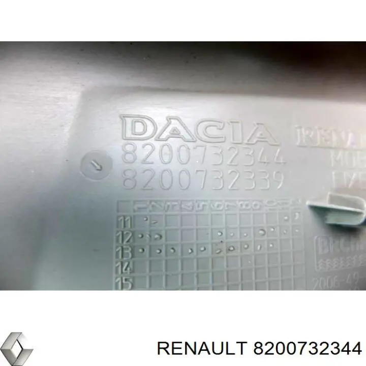  Renault (RVI) 8200732344 ціна, від 18.32 USD