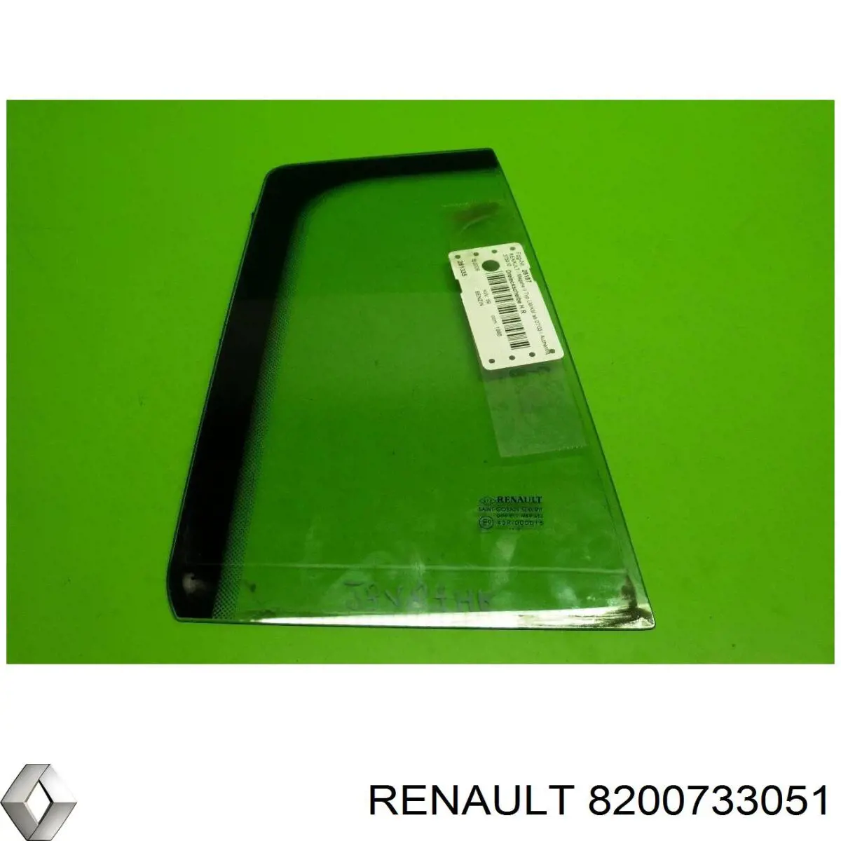 8200733051 Renault (RVI) Скло-кватирка двері, задній, правій
