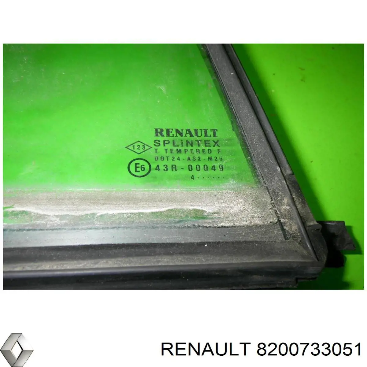 Скло кутове дверей задніх Renault (RVI) 8200733051 ціна, від 7.50 USD