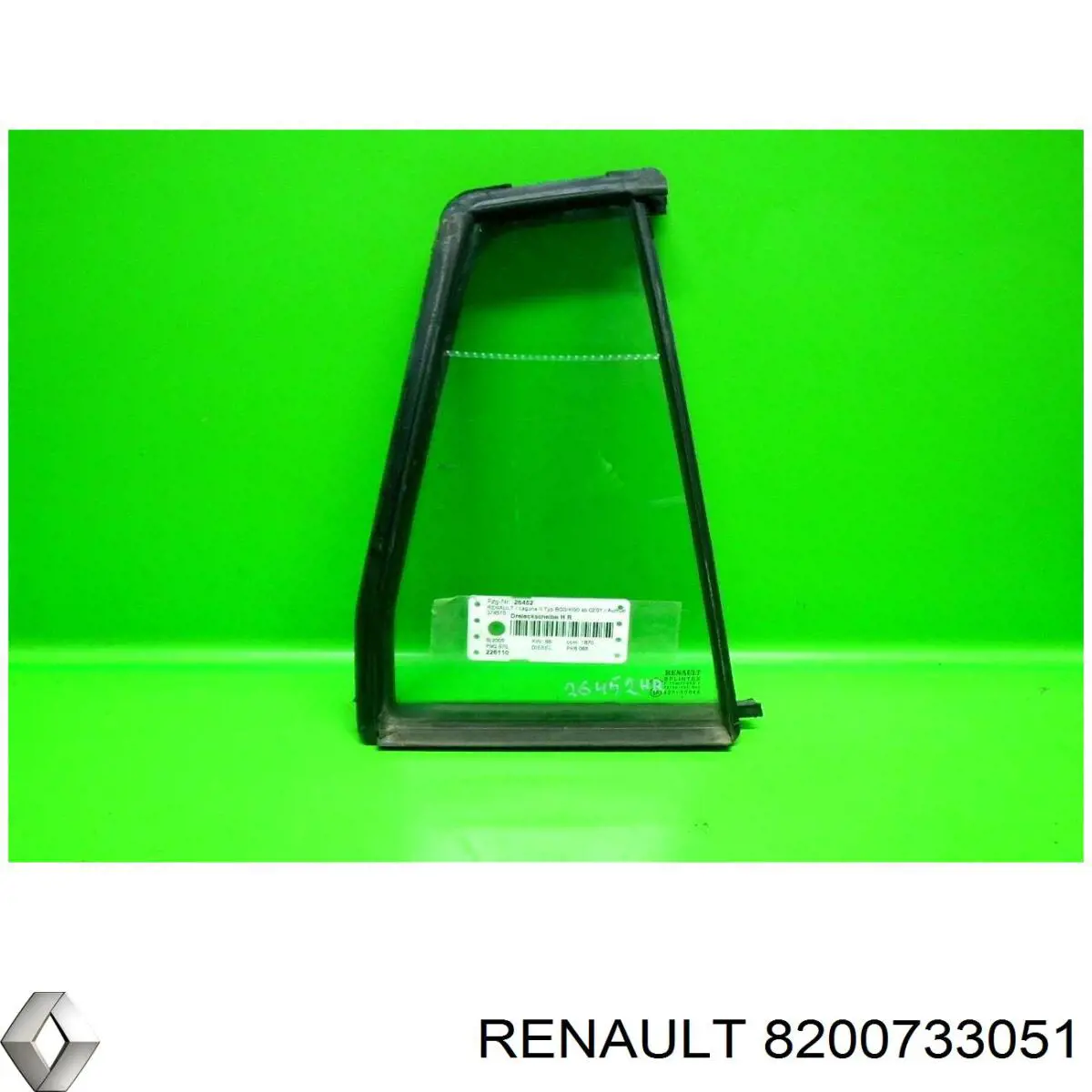 Купити 8200733051 Renault (RVI) Кватирка двері трикутник, задня, права