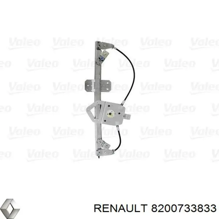 Купити 8200733833 Renault (RVI) Механізм склопідіймача двері задньої, лівої