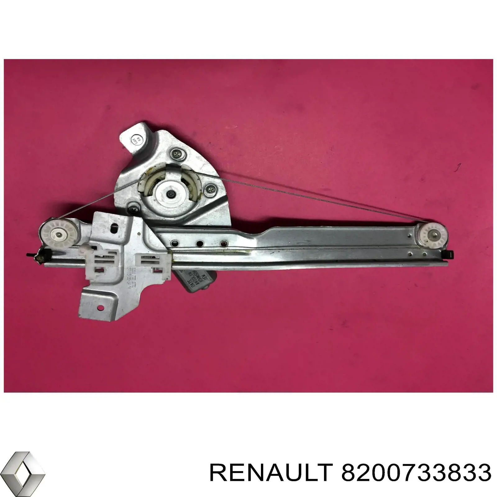 8200733833 Renault (RVI) механізм склопідіймача двері задньої, лівої