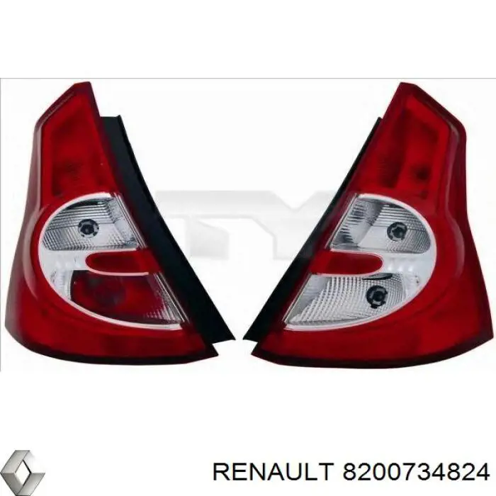 Купити 8200734824 Renault (RVI) Задня права фара