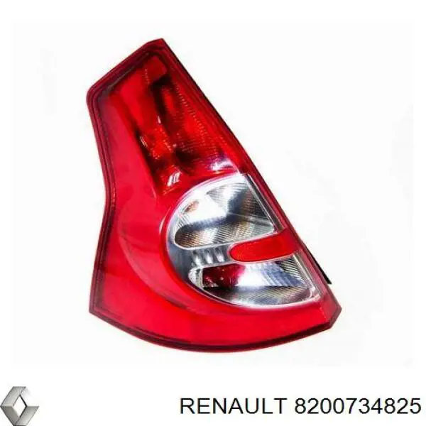 Ліхтар задній лівий Renault (RVI) 6001551384 ціна, від 44.75 USD