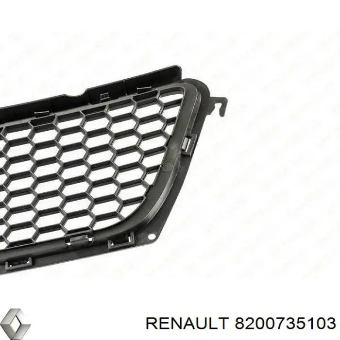 8200735103 Renault (RVI) решітка переднього бампера