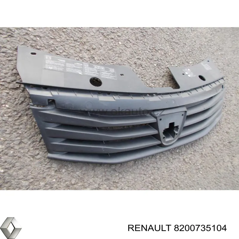 Решетка радиатора renault sandero (08-) (8200798524) renault на Dacia Sandero I 
