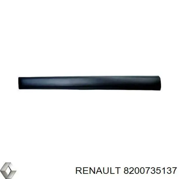 Молдинг передньої лівої двері 8200735137 Renault (RVI)