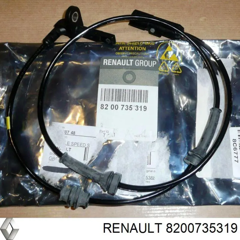 8200735319 Renault (RVI) датчик абс (abs передній)