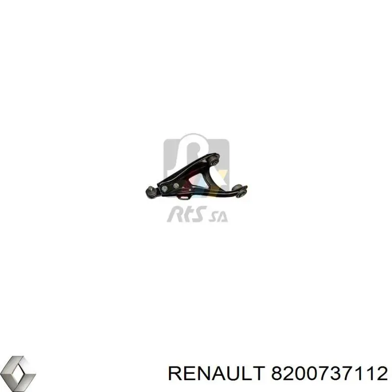 Важіль передній лівий Renault (RVI) 8200737112 ціна, від 32.69 USD