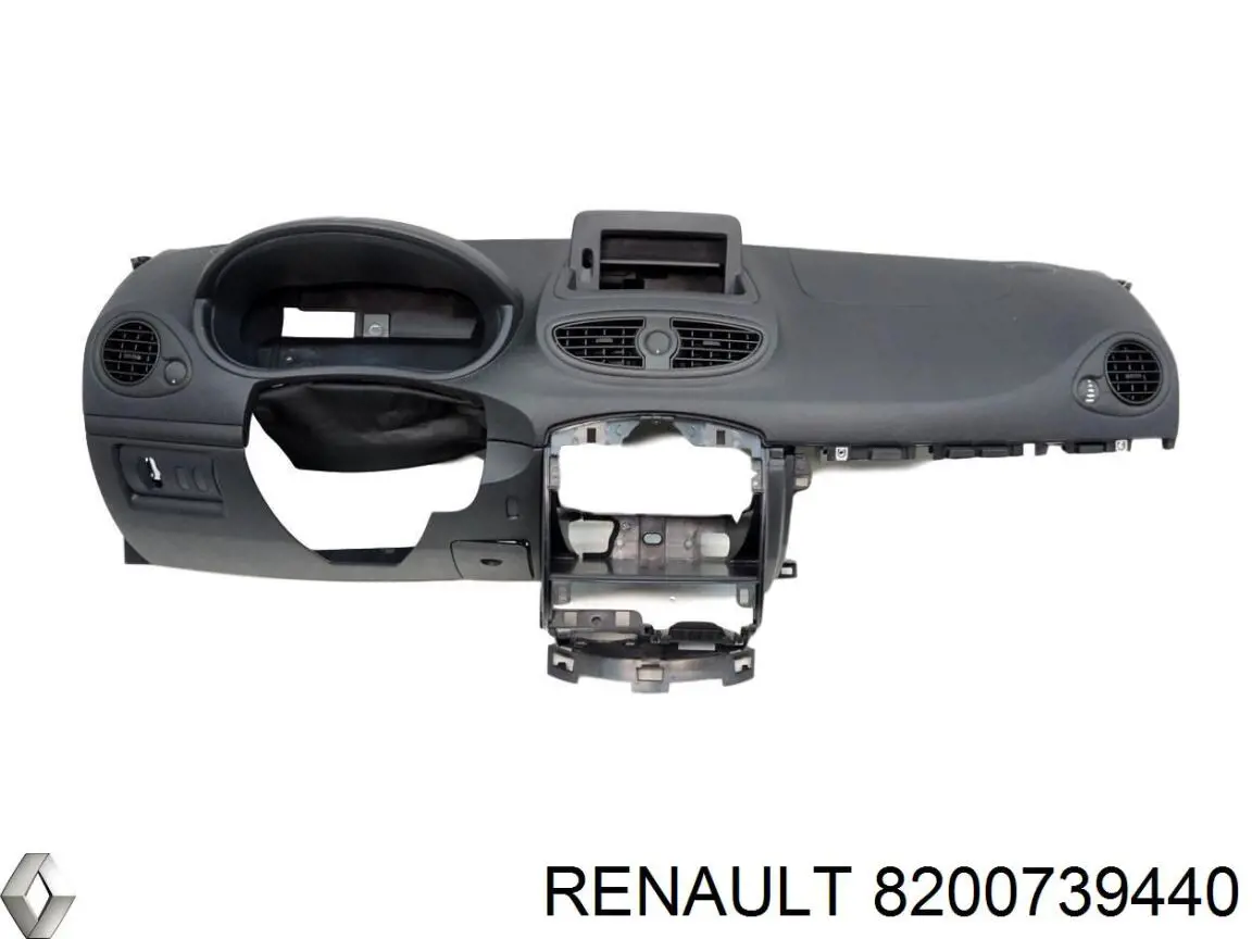Облицювання приладів керування "торпедо" Renault (RVI) 8200739440 ціна, від 8.88 USD