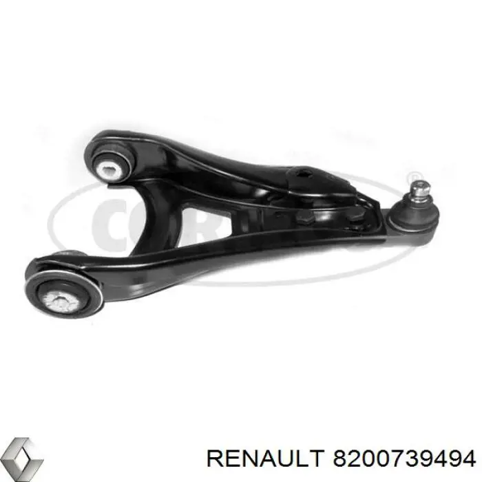 8200739494 Renault (RVI) важіль передньої підвіски нижній, лівий