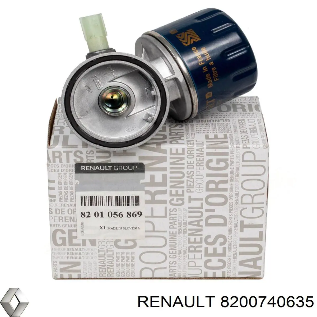 Корпус масляного фільтра Renault (RVI) 8200740635 ціна, від 19.00 USD