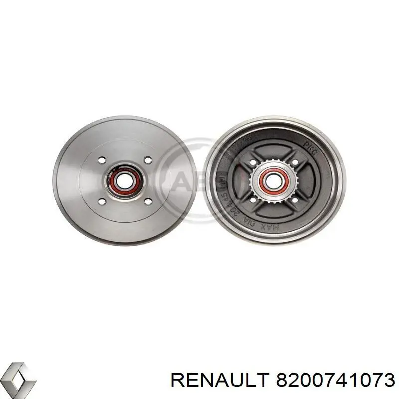 8200741073 Renault (RVI) Барабан гальмівний задній