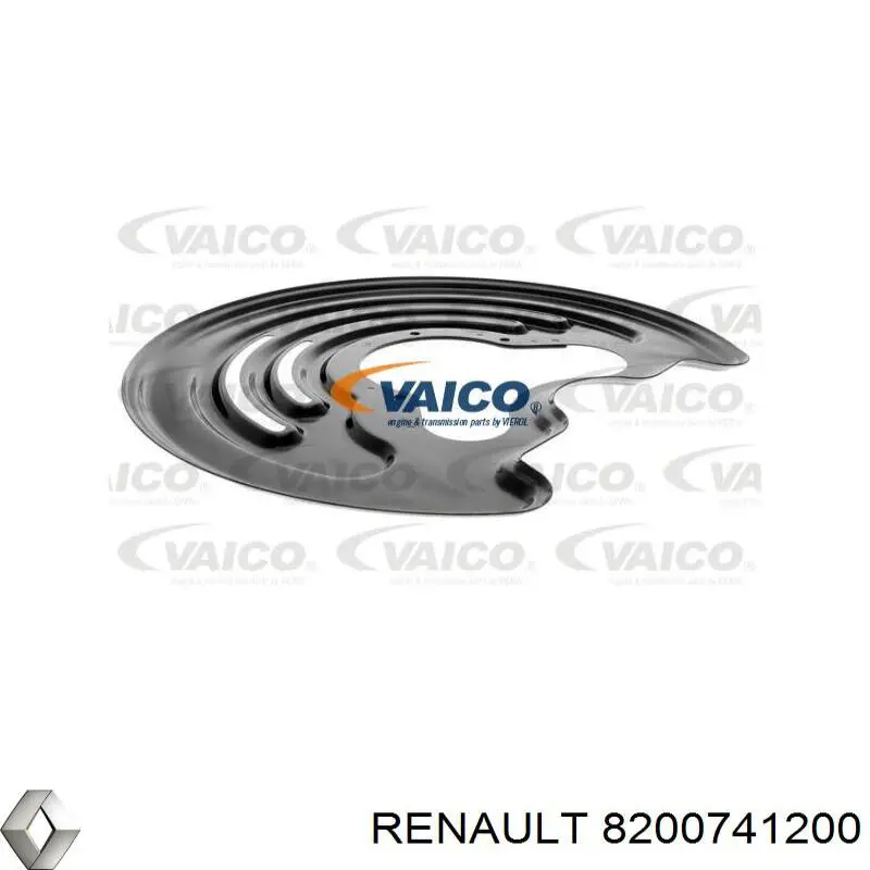 Захист гальмівного диска заднього, лівого Renault (RVI) 8200741200 ціна, від 19.90 USD