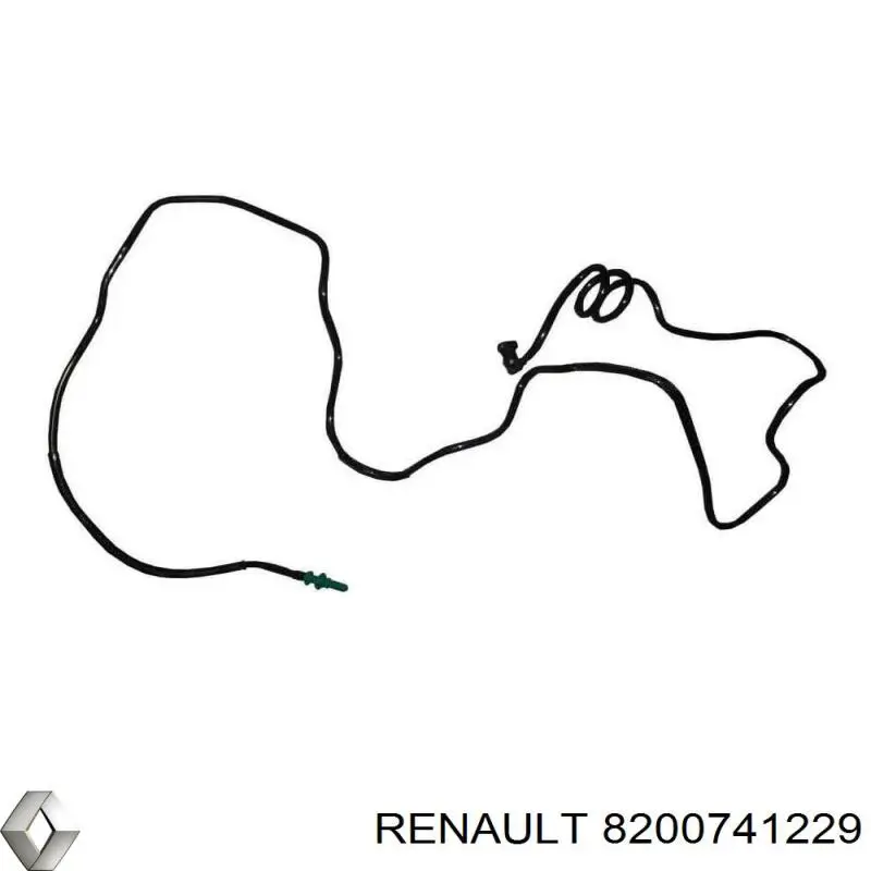 Купити 8200292169 Renault (RVI) Трубка паливна, від фільтра до паливної рейки