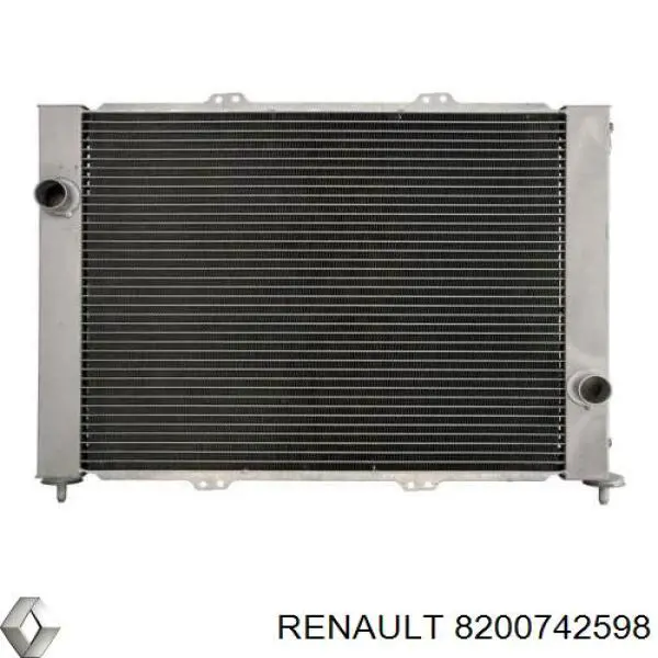Купити 8200742598 Renault (RVI) Радіатор двигуна