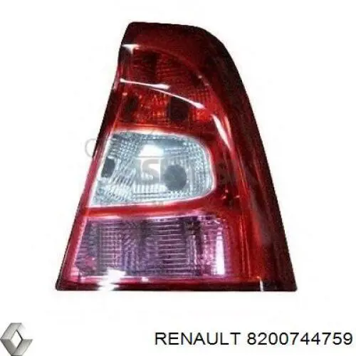 Задні ліхтарі Renault (RVI) 8200744759 ціна, від 25.43 USD