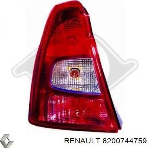 8200744759 Renault (RVI) Ліхтар задній правий
