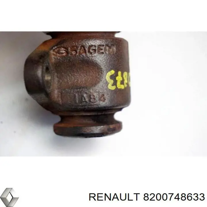8200748633 Renault (RVI) клапан egr, рециркуляції газів