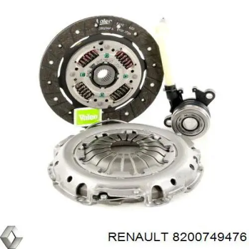 Комплект зчеплення (3 частини) Renault (RVI) 8200749476 ціна, від 165.43 USD