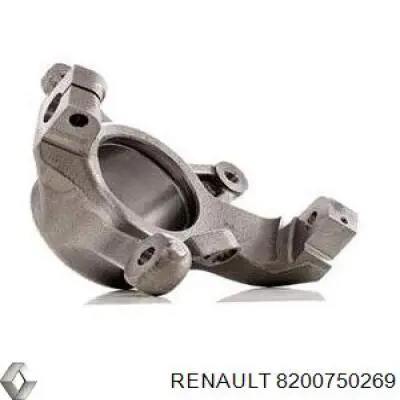 Цапфа - поворотний кулак передній, правий 8200750269 Renault (RVI)