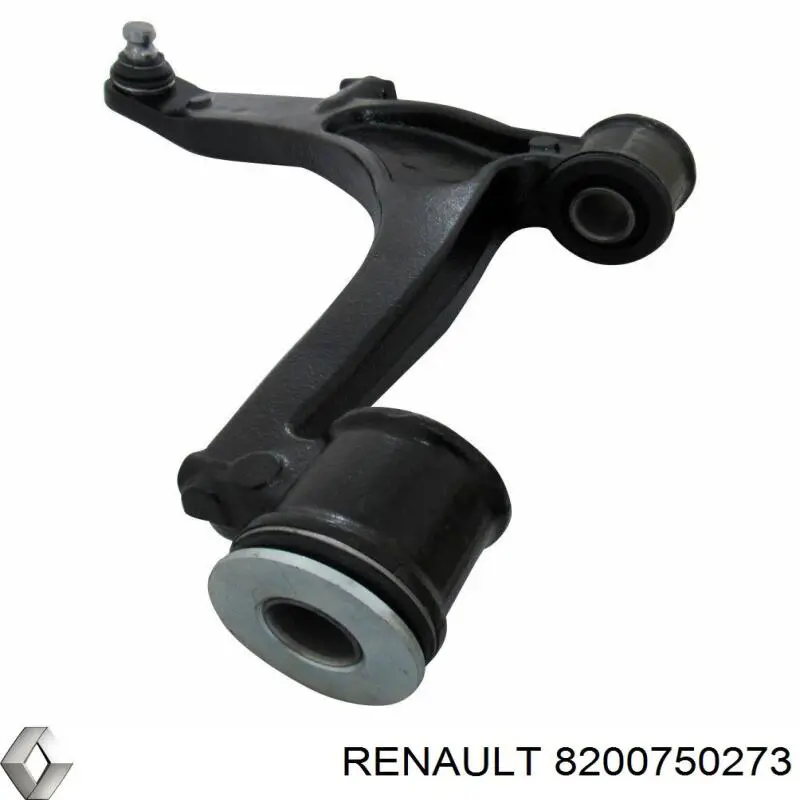 Важіль передньої підвіски нижній, лівий 8200750273 Renault (RVI)